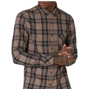 Topman Classic Fit Checked Sport Shirt